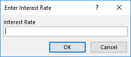 vba interest rate builder