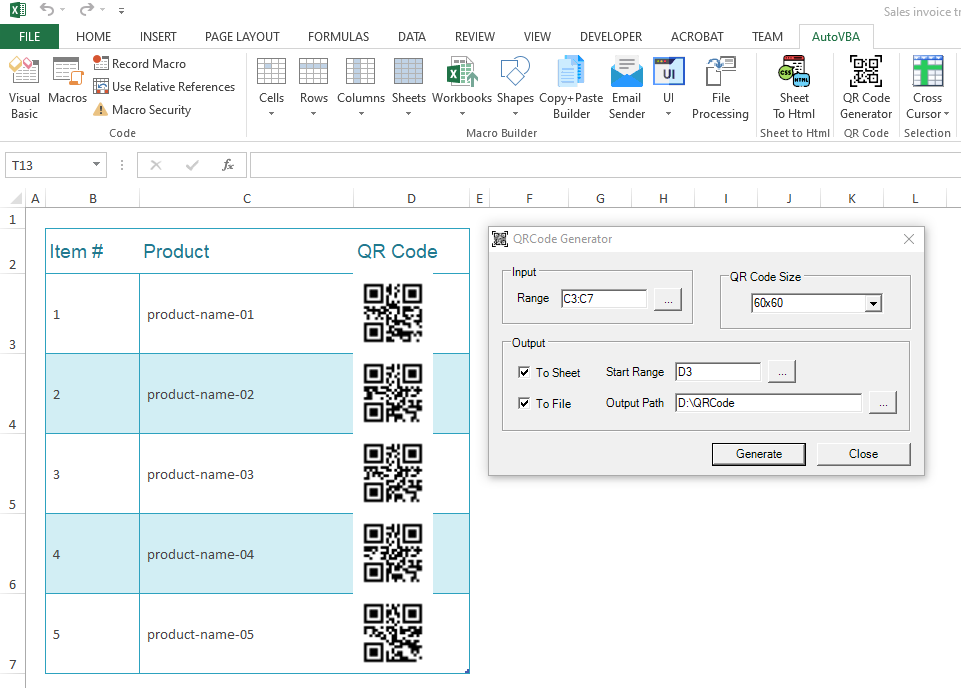 vba code module